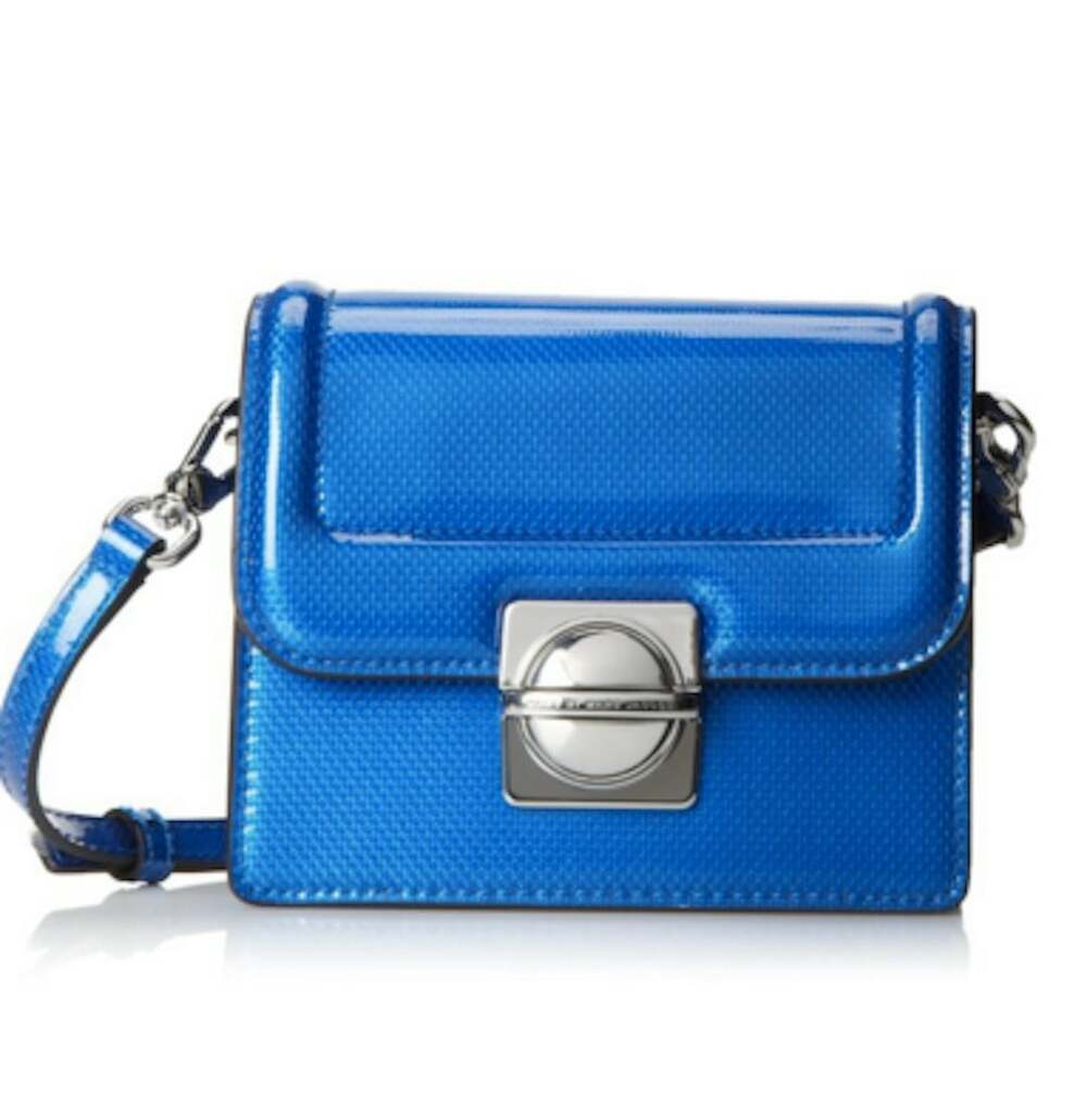 Marc by Marc Jacobs Top Schooly Reflector Mini Jax Crossbody Bag Blue Y2K
